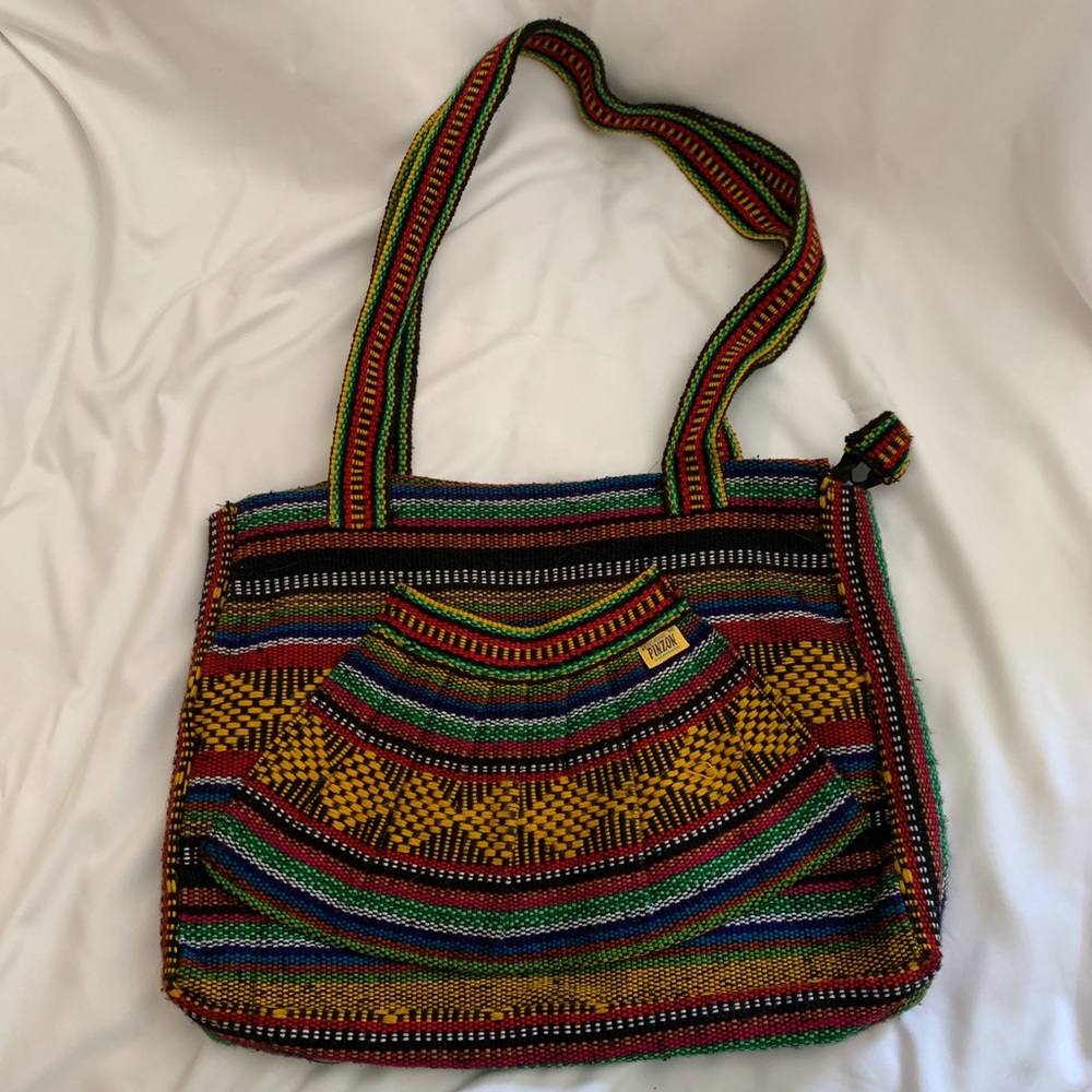 Woven Mexican tote bag